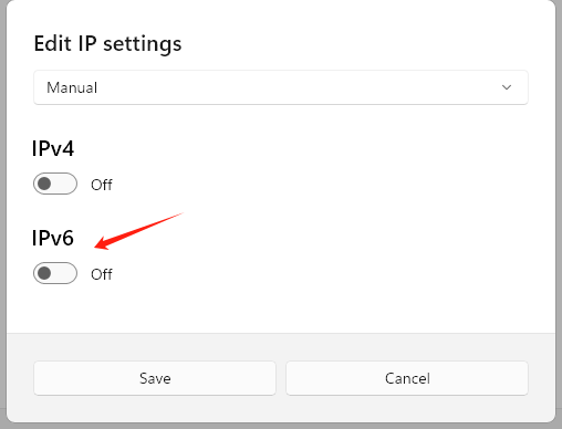 Disable IPv6